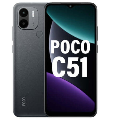 Poco C51 128GB,6GB Ram Power Black - Fonezone.ae