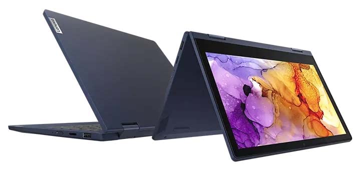 Lenovo 2-in-1 Convertible Laptop Chromebook in Blue at the best price in UAE