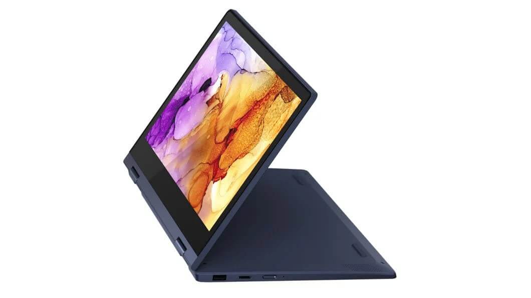 Lenovo 2-in-1 Convertible Laptop Chromebook in Blue Intel Processor 