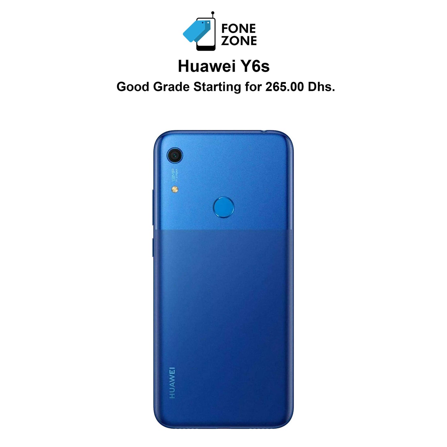 Refurbished Huawei y6s - Orchid Blue