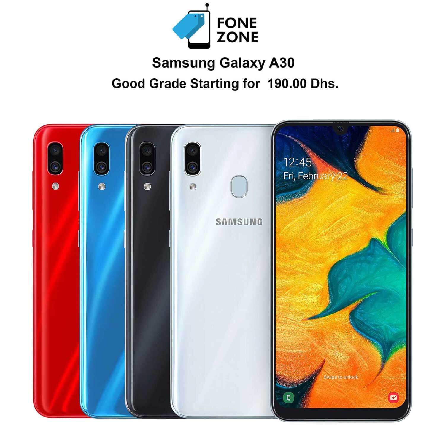 Refurbished Samsung Galaxy A30 
