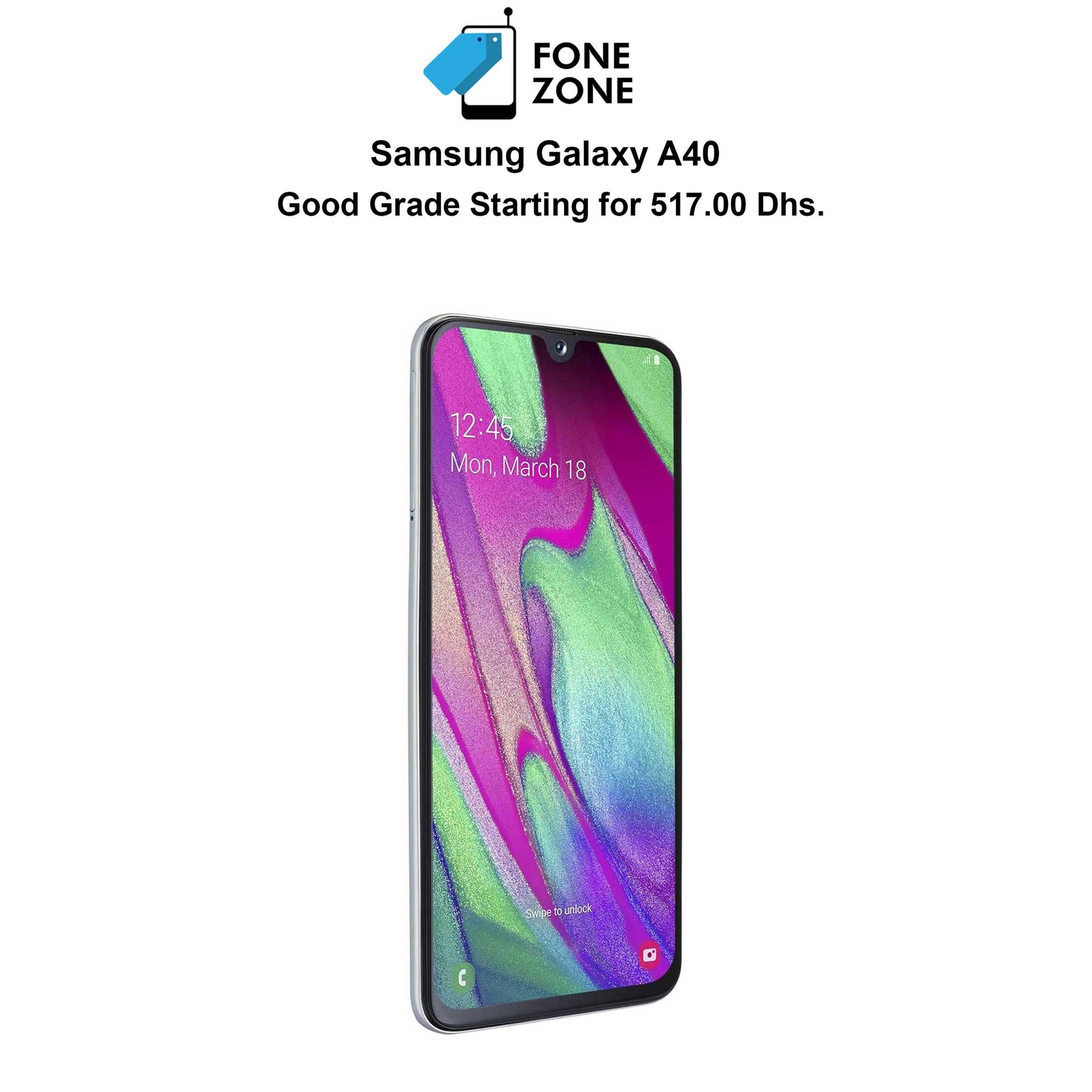 Shop now Samsung Galaxy A40 
