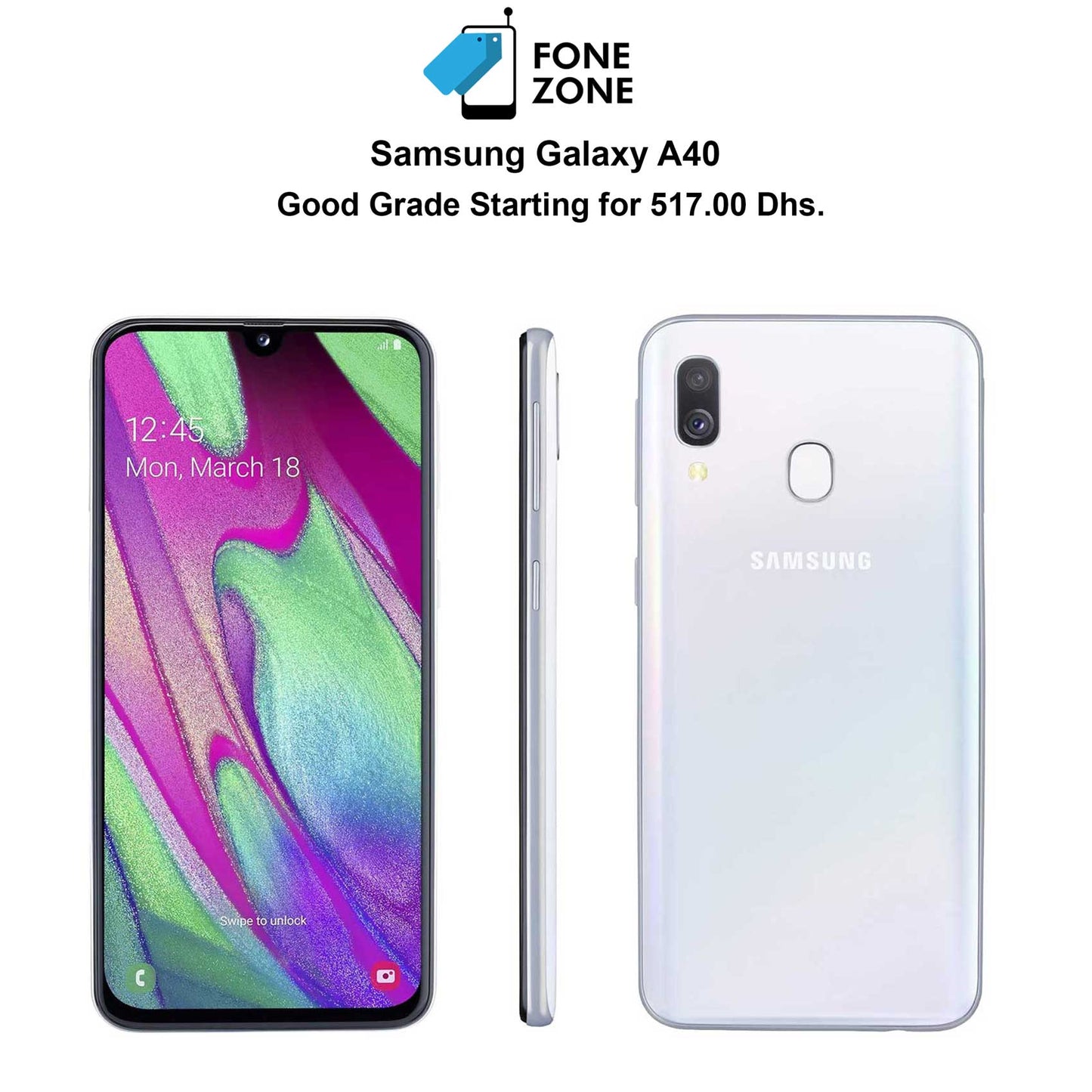 Buy Online Samsung Galaxy A40 at Fonezone.ae
