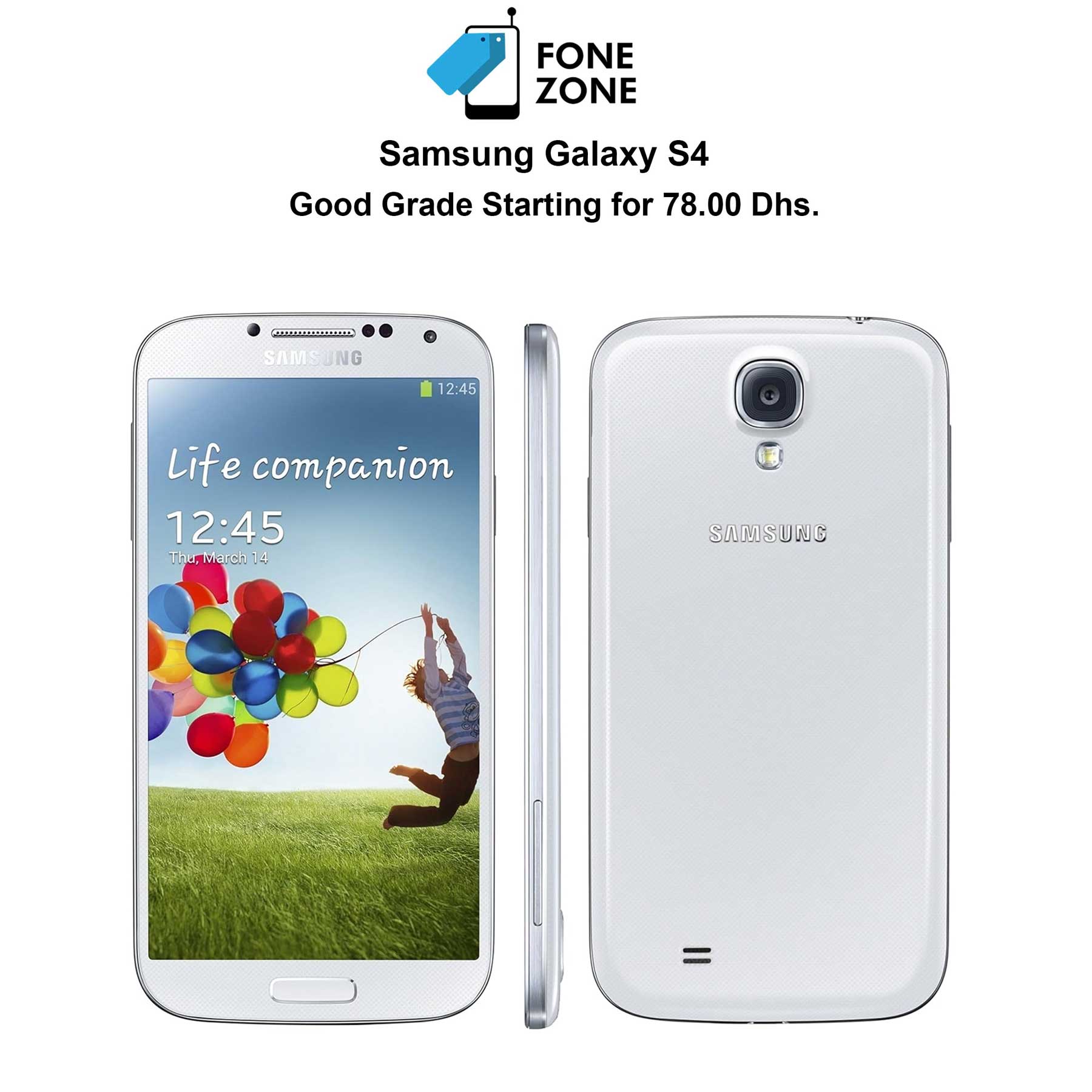 Buy Samsung Galaxy S4 at Fonezone.ae
