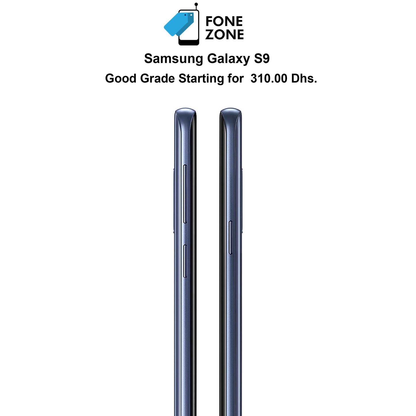 Refurbished Samsung Galaxy S9 Coral Blue - Fonezone.ae