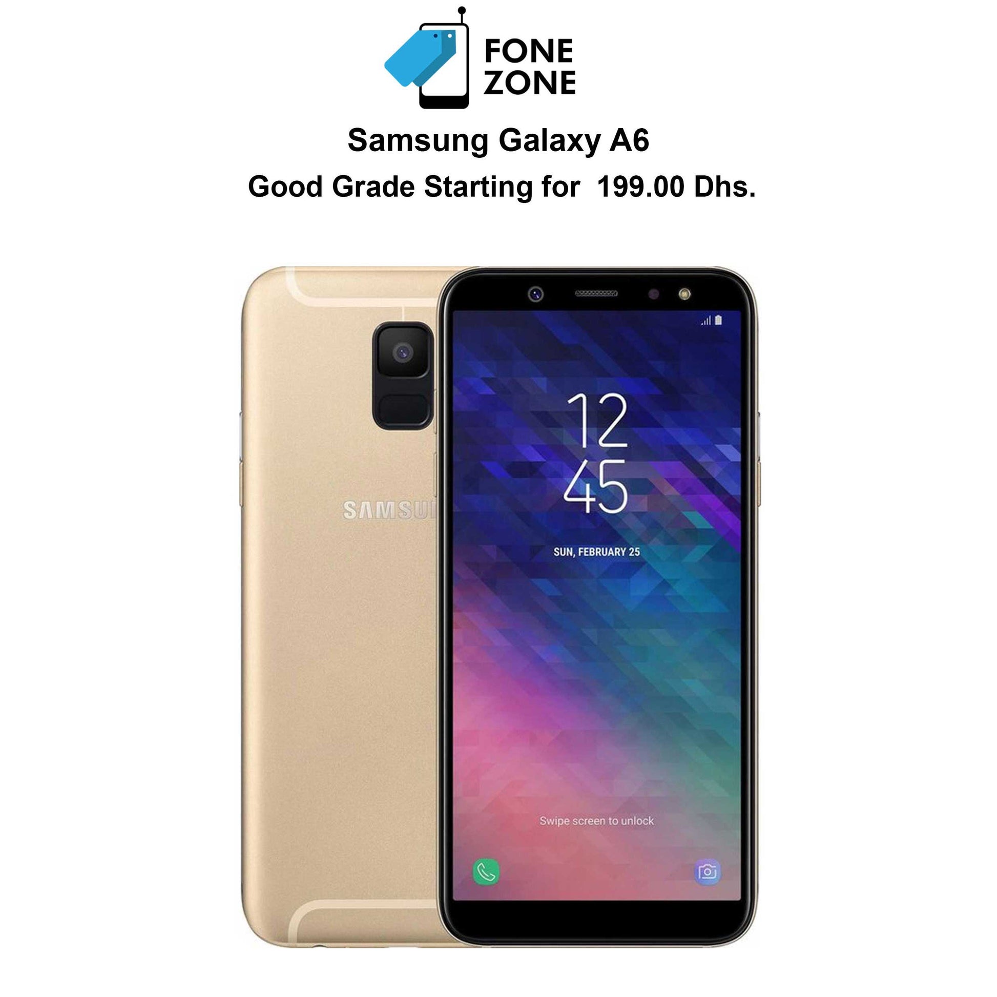 Samsung Galaxy A6 at Lowest Price
