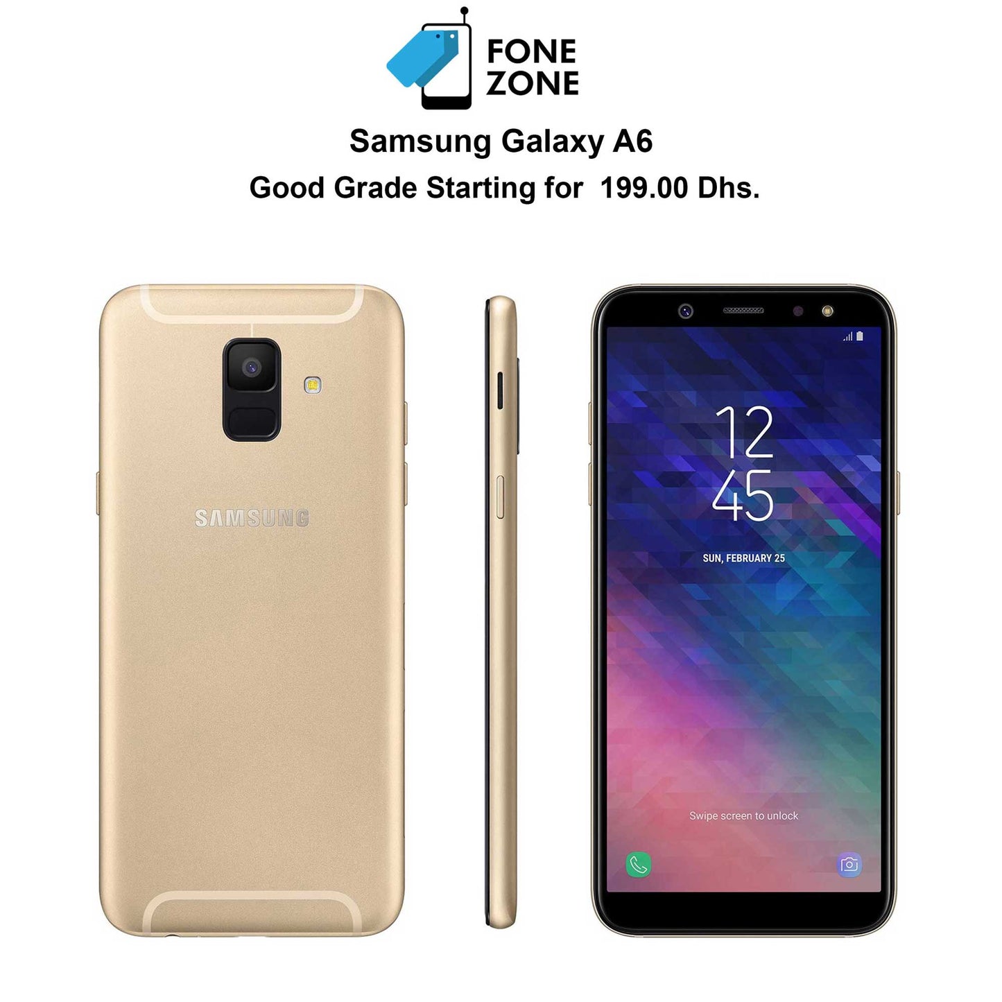 Buy Samsung Galaxy A6 at Fonezone.ae