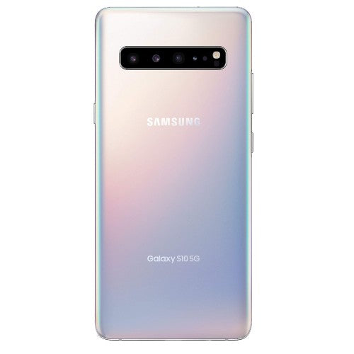 Samsung Galaxy S10 5G 128GB, 6GB Ram, Single Sim Crown Silver - Fonezone.ae