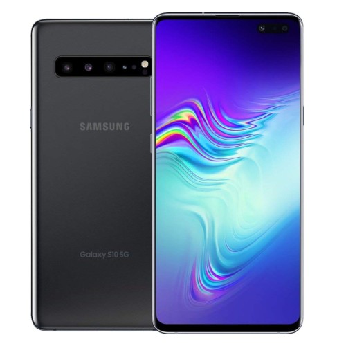 Samsung Galaxy S10 (5G) 128GB 6GB Ram Single Sim Majestic Black - At Fonezone UAE