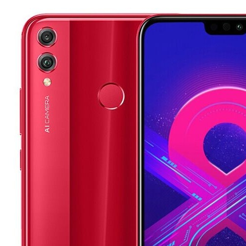 Honor 8X 64GB 4GB Ram Single Sim Red at Dubai