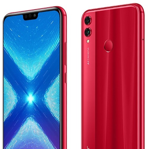 Honor 8X 64GB 4GB Ram Single Sim Red at Dubai