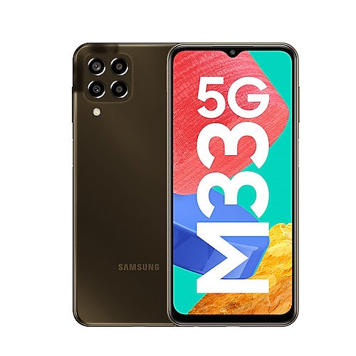 Samsung Galaxy M33 128GB, 6GB Ram (Single Sim) Brown