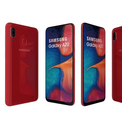 Shop Samsung Galaxy A20 32GB 3GB Ram Single Sim Red in UAE