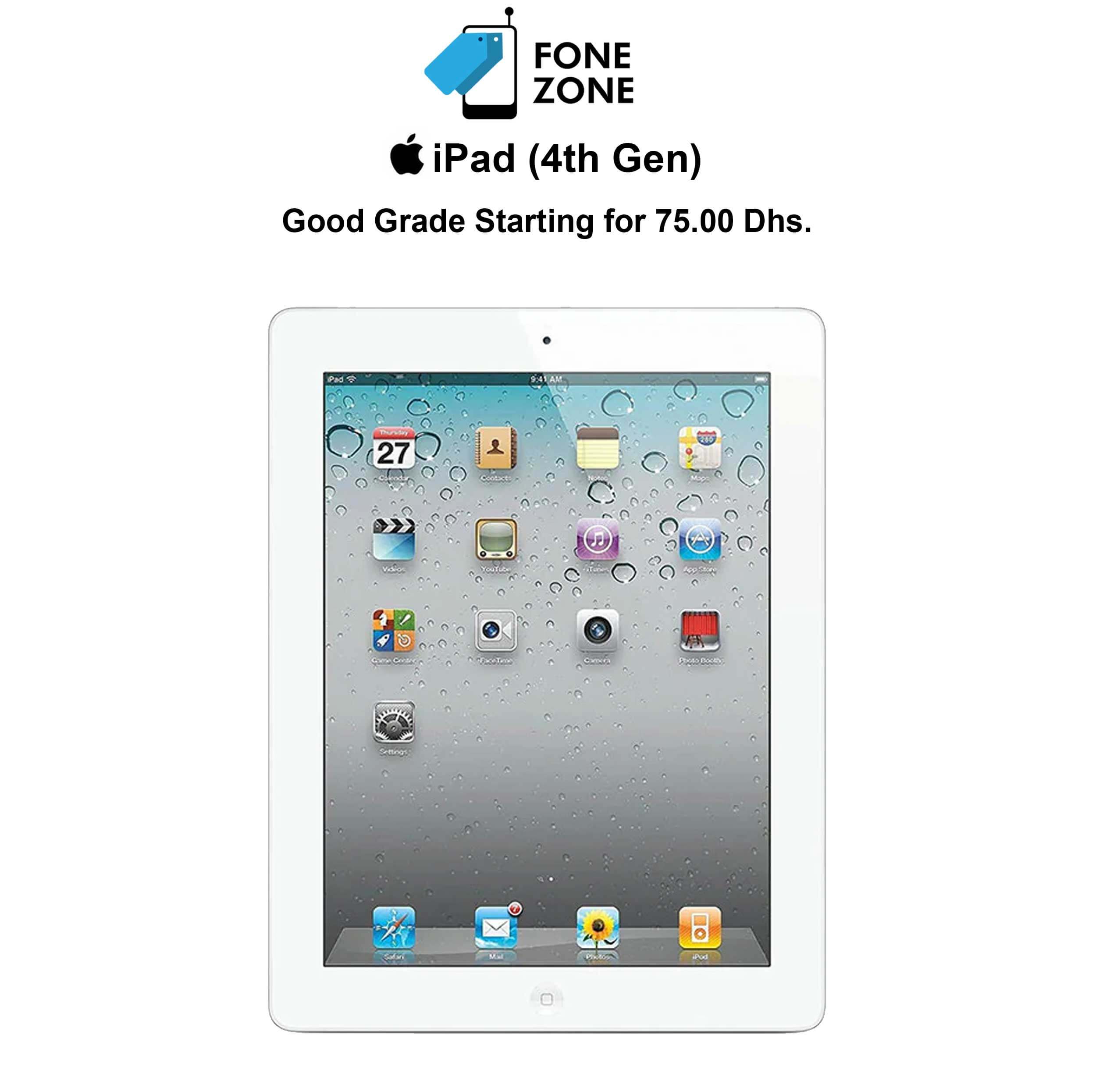 Apple iPad 4th hotsell Generation 32GB in Silver