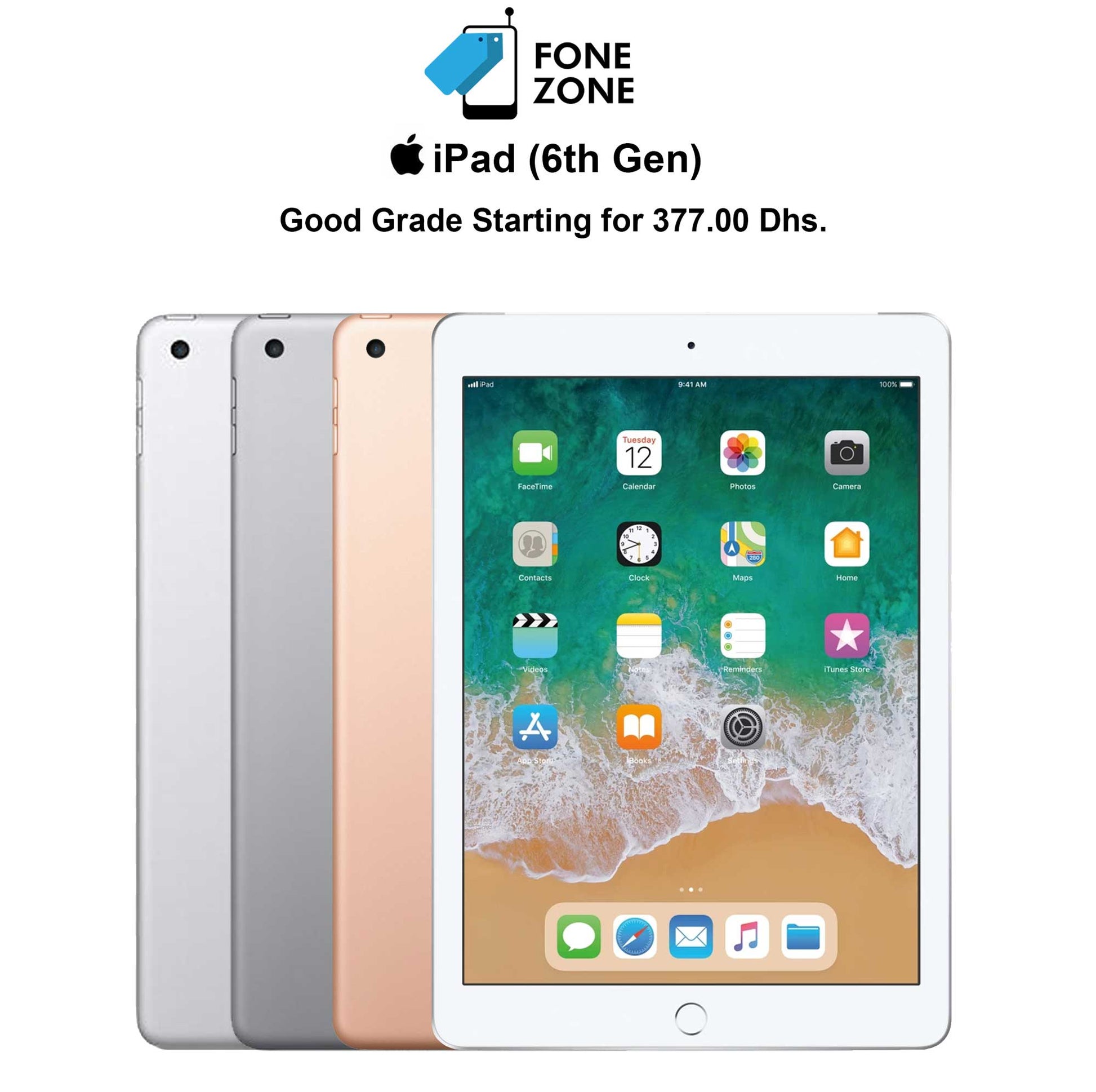 Shop best Refurbished Apple iPad (6th generation) at Best Price in Dubai

