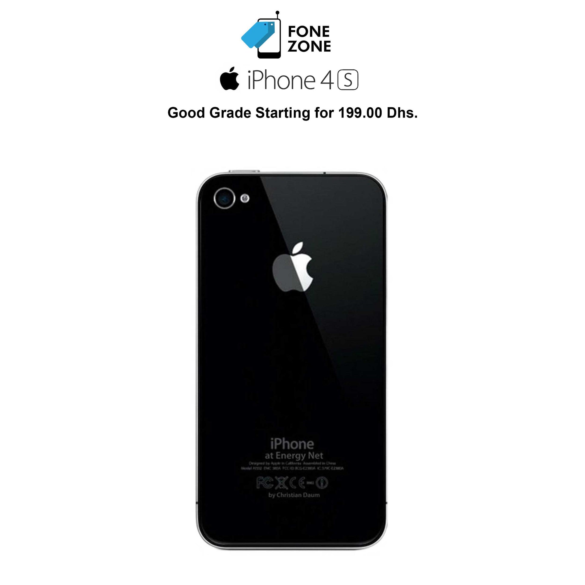 Refurbished Apple iPhone 4s Black Good at Lowest Price