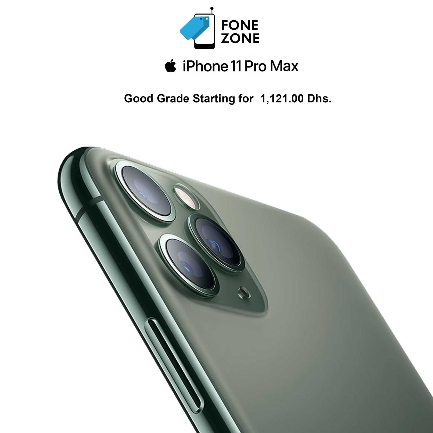 Apple iPhone 11 Pro Max Midnight Green in Dubai - Best Refurbished