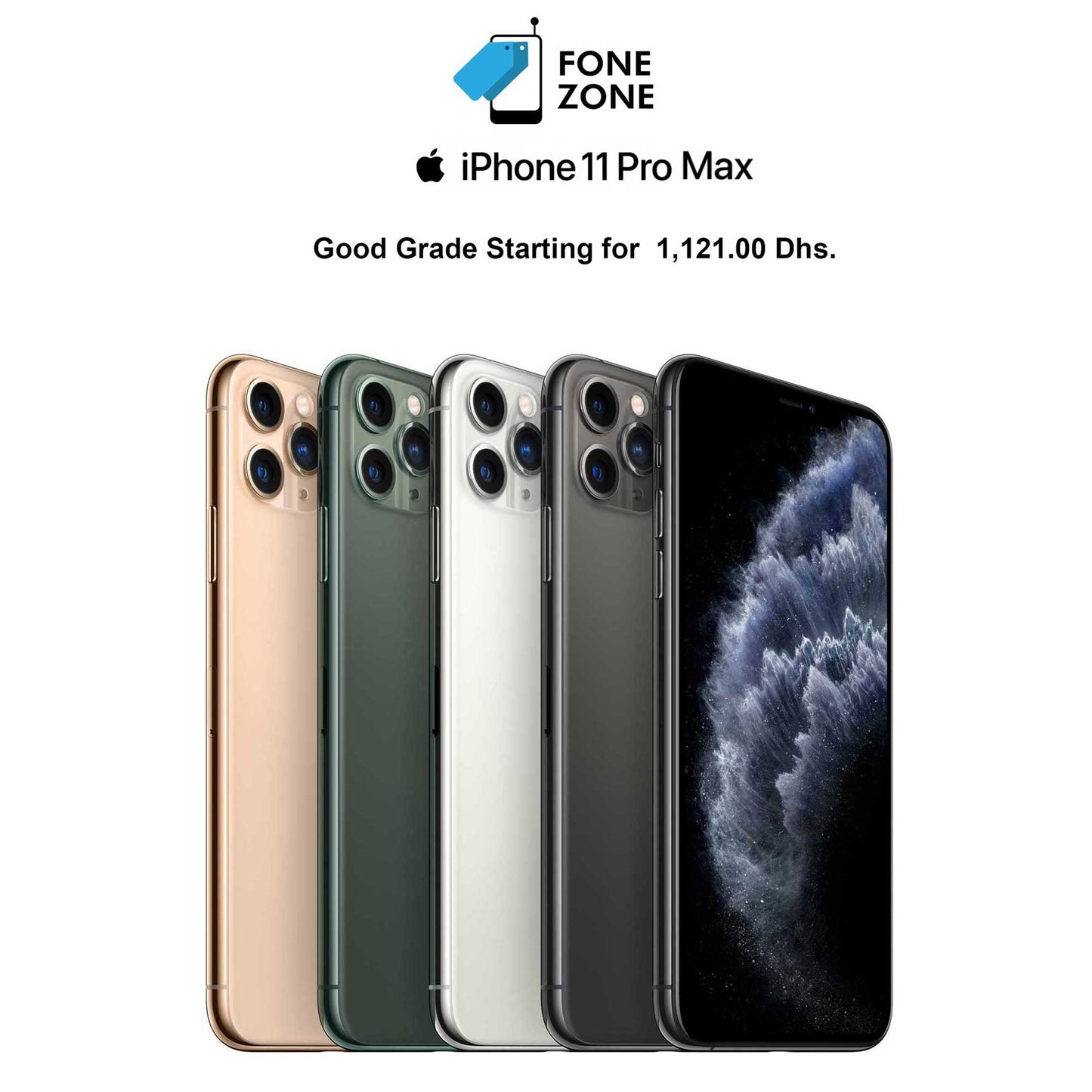 Apple iPhone 11 Pro Max - At Fonezone.ae