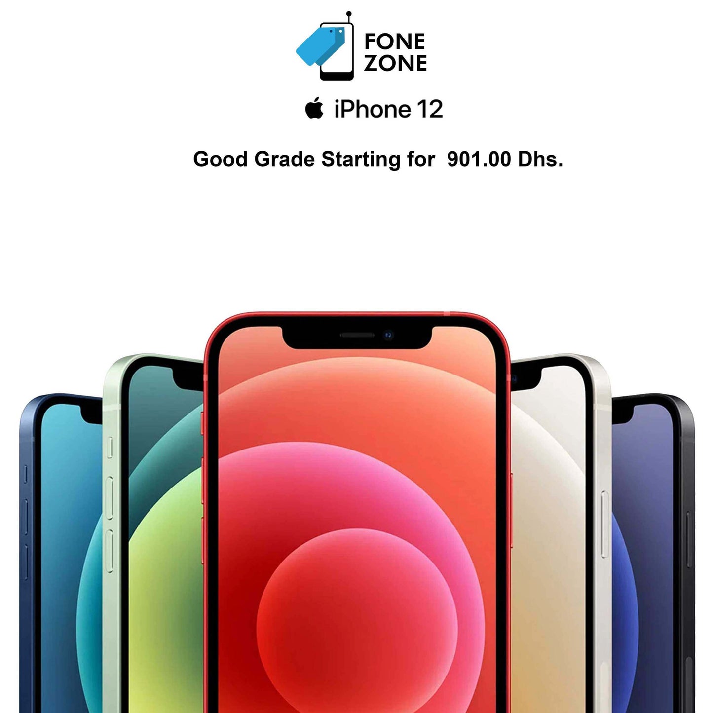 Shop now Apple iPhone 12 - Fonezone.ae