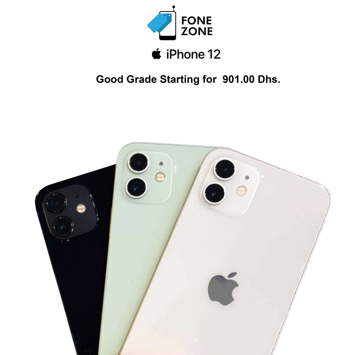 Buy Refurbished iPhone 12 - Fonezone UAE Deals