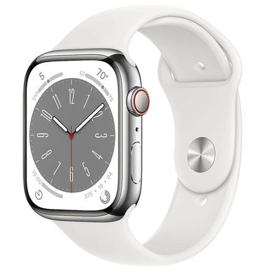 Apple Watch Series 8 (GPS + Cellular 45mm) Smart watch - Silver Stainless Steel Case